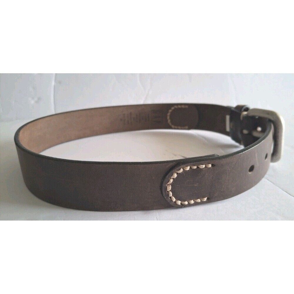 GAP Genuine Leather Belt Size 26 Brown Women's Made In USA Equestrian